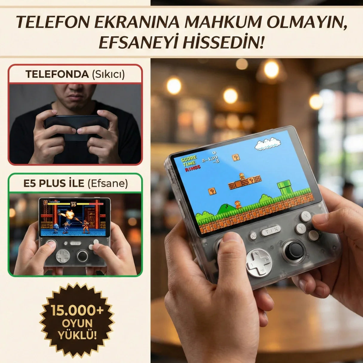 2026 Özel Versiyon E5 PLus Hibrit Konsol