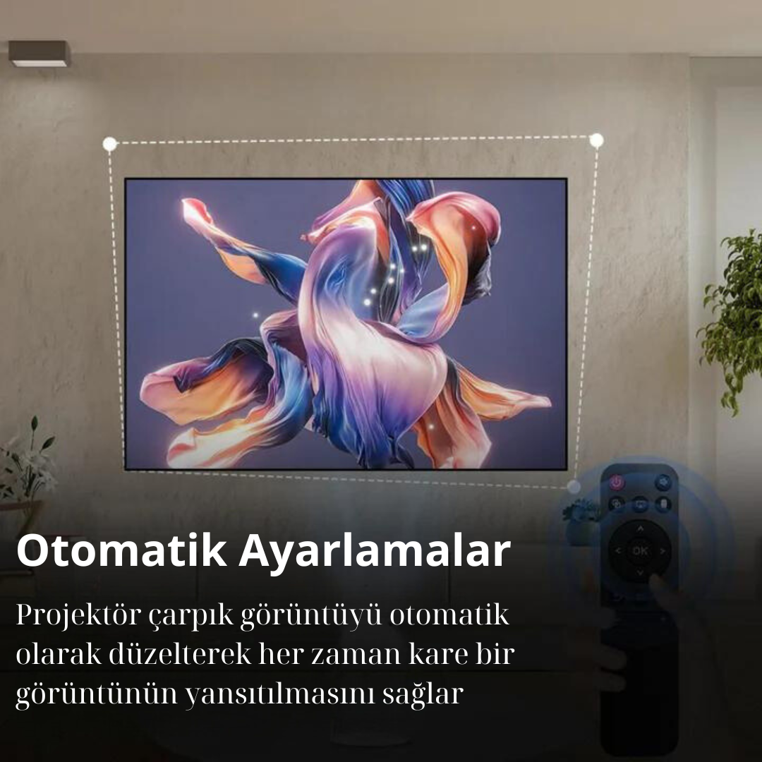 4K Ev Sineması Projektörü - Aşk Anahtarım