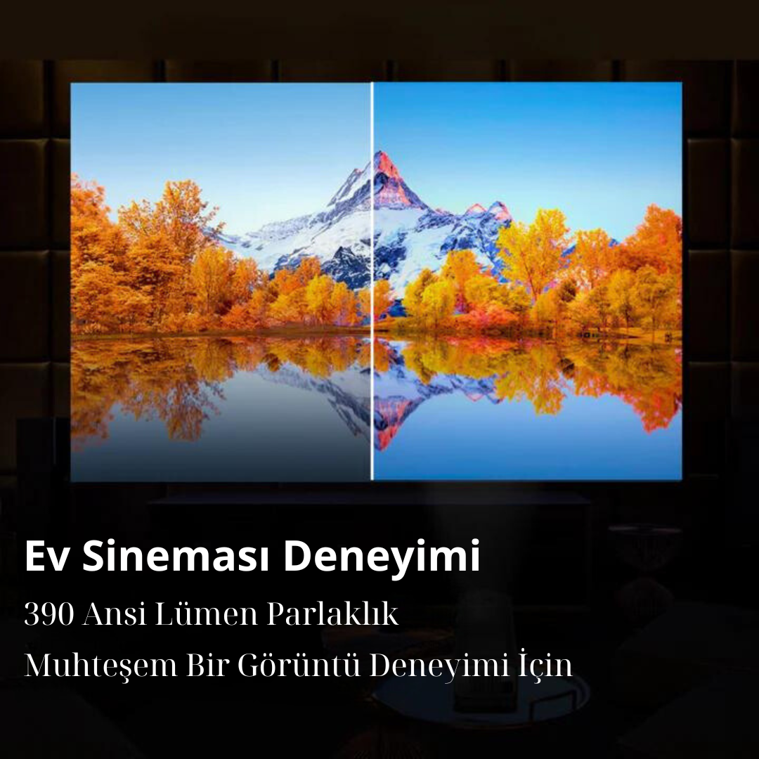 4K Ev Sineması Projektörü - Aşk Anahtarım